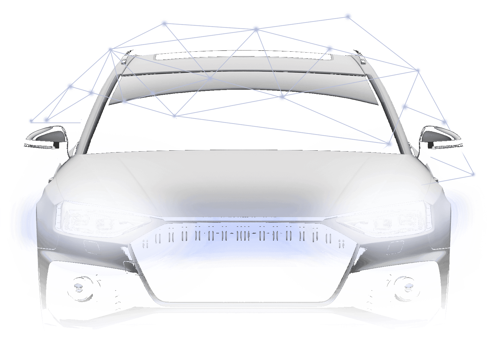 AI analyzing vehicle damage